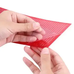 Car Light Crack Repair Film Kit 192x95mm Pre-Cut Grid Pattern Tail Light Repair