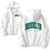 Men’s Printed Hoodie Sweatshirt Casual Zipper Outerwear Sports Cardigan Jacket