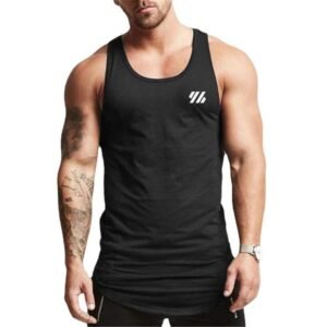 Mens Sleeveless Bodybuilding Tank Summer Cotton Breathable Fitness Muscle Running Sport