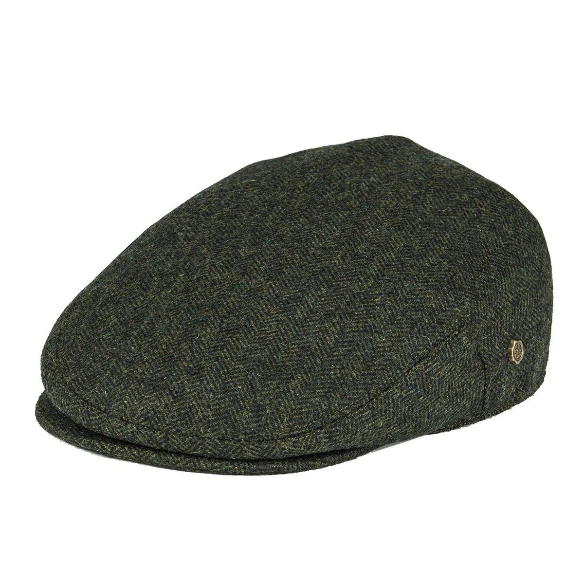15213-0428d0.jpeg Herringbone Tweed Irish Cap Men Women Beret Cabbie Driver Newsboy Golf Ivy