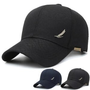 Men's Baseball Cap Breathable Spring Summer Fashion Wheat Ear Copper Label Casual