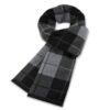 Wool Scarf Man Winter Warm Cashmere Men Plaid Long Pashmina Outdoor Shawl Muffler