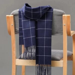 Men Cashmere Scarf Keep Warm Casual Brand Designer Neckerchief Pashmina Wrap