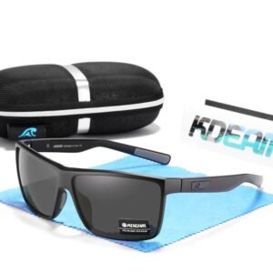 Scratch Proof Polarized Sun Glasses Men UV Protection Spring Hinges Curved Temple