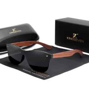 KINGSEVEN Elegant Wooden Sunglasses Handmade Vintage Polarized Fashion Eyewear