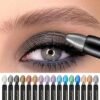 Pearlescent Eyeliner Set 16 Colors Waterproof Glitter Long-Lasting Eye Makeup Kit