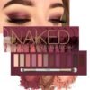 12 Colors Makeup Eyeshadow Palette Brown Pink Long Lasting Easy Blend Cosmetic Kit