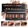 Vegan Makeup Palette 2-in-1 Matte Shimmer Eyeshadow with Blush Contour Highlighter