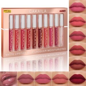 Matte Lipstick and Gloss Set 10 PCS Long Lasting Non-Transfer Waterproof Lip Makeup Kit