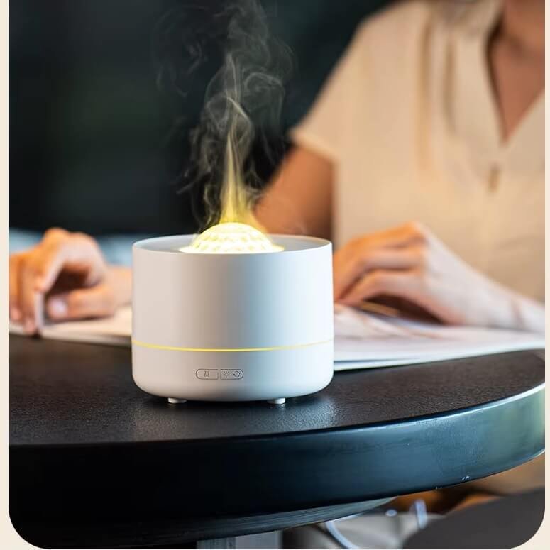 humidifire (1) Galaxy Star Projector Air Humidifier LED 7 Color Essential Oil Diffuser for Bedroom Relaxation