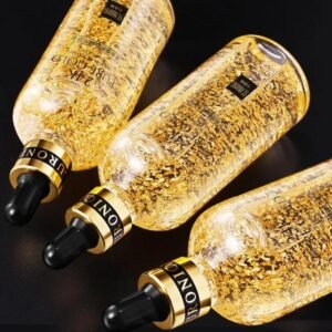 Hydrating 24K Gold Face Serum Nicotinamide Hyaluronic Acid Firming Facial Essence for Glowing Skin