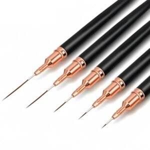 Professional Nail Art Liner Brushes Set 5pcs Striping Drawing Brush Pens for Manicure Design