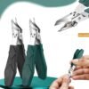 Professional Eagle Beak Nail Clipper Slant Edge Curved Toenail Cuticle Cutter Manicure Pliers