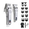 Sejoy Cordless Barber Clippers Rechargeable Hair Trimmer Set with LED Display for Men