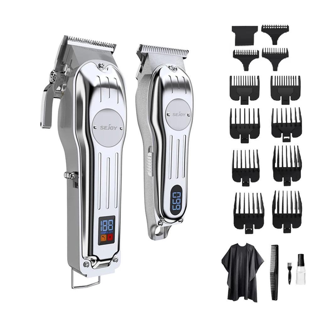 19024-35bdb1.jpeg Sejoy Cordless Barber Clippers Rechargeable Hair Trimmer Set with LED Display for Men