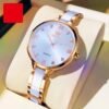 OLEVS Women’s Elegant Ceramic Watch Japan Quartz Waterproof Luxury Ladies Wristwatch 5872