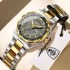 POEDAGAR Elegant Ladies Watch Stainless Steel Quartz Waterproof Luminous Week Date Watch