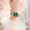 POEDAGAR Elegant Ladies Watch Stainless Steel Quartz Waterproof Calendar Women Wristwatch