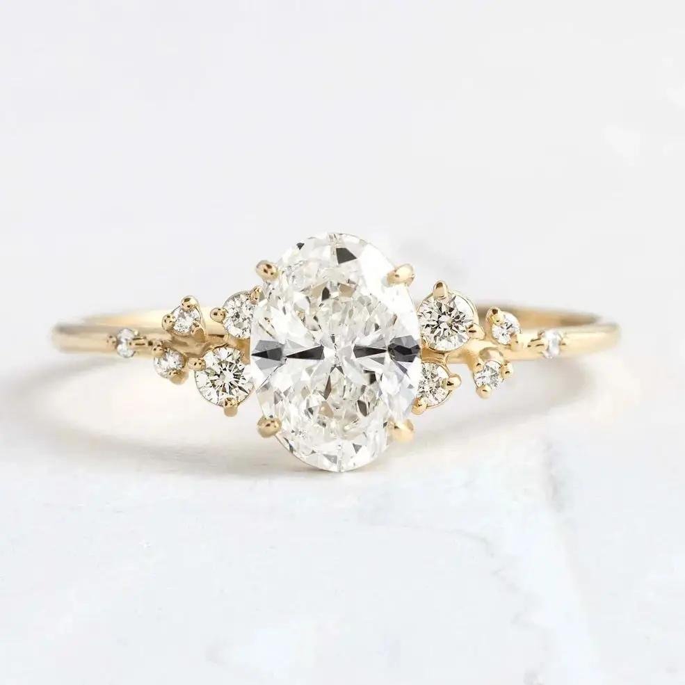 20092-378b7d.jpeg Elegant Moissanite Oval Ring 925 Sterling Silver Gold Plated Zircon Engagement Ring for Women
