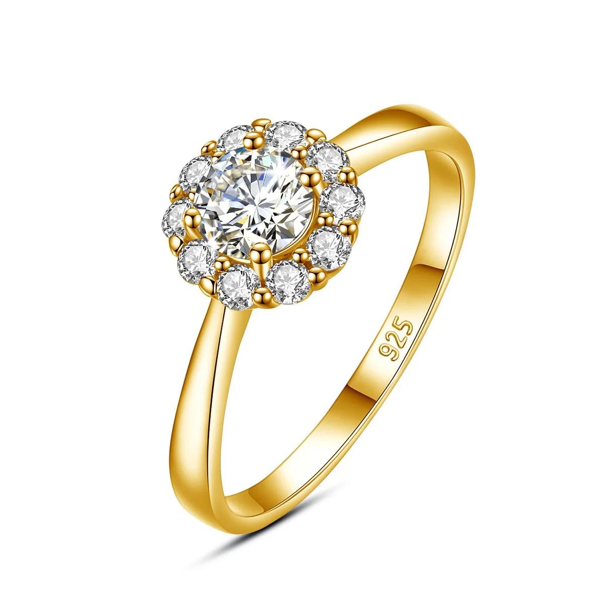 20129-f37bc7.jpeg Elegant Flower Moissanite Ring for Women 5mm Sterling Silver Engagement and Wedding Jewelry