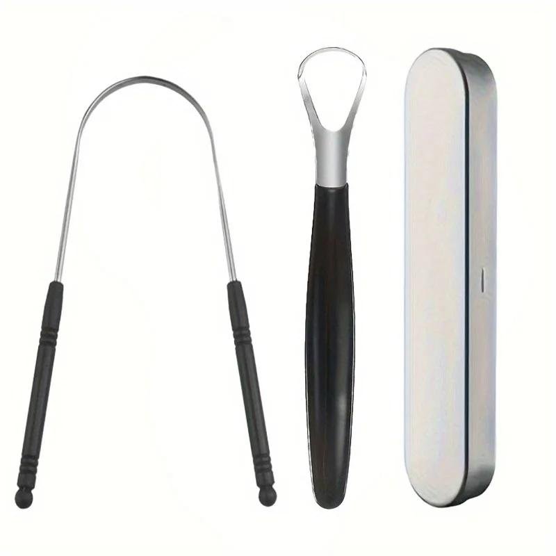 18699-19b00c.jpeg Professional Tongue Scraper Stainless Steel Tongue Cleaning Tool for Oral Care