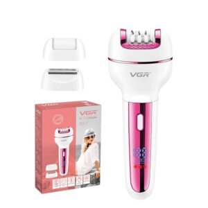 VGR 732 Rechargeable Lady Shaver Face, Body and Bikini Trimmer