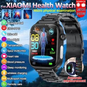 Health Monitoring Smartwatch ECG PPG Fitness Tracker with Bluetooth Calls
