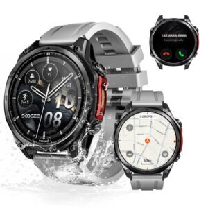 DOOGEE W1 Pro GPS Smart Watch 1.43" Display, IP68 Waterproof
