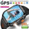 Men’s Military GPS Watch Waterproof Smartwatch with Compass, Heart Rate and LED Flashlight