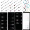 Crystal Nose Stud Piercing Jewelry Stainless Steel L Shape Nose Ring