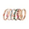 Women's Floral Enamel Bangle Bracelet Ethnic Inspired Jewelry
