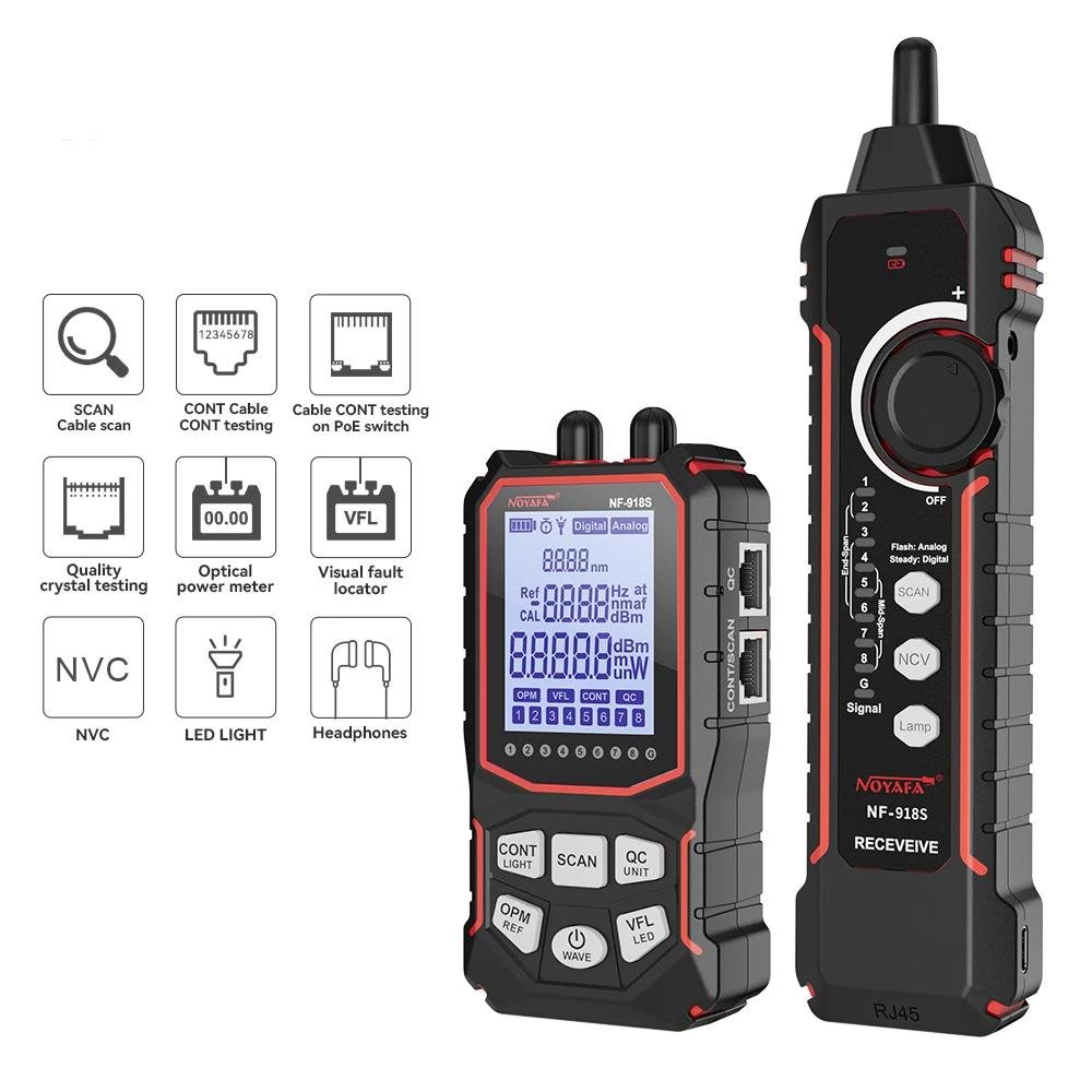 28845-26a007.jpeg NOYAFA NF-918S Wire Tracer Network Tester with Optical Power Meter