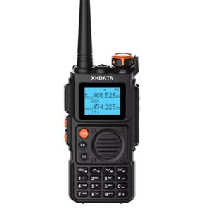 XHDATA E-100 Walkie Talkie Full Band UHF VHF Two-Way Radio
